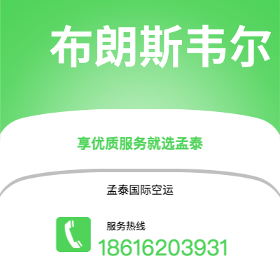 上海市到布朗斯韦尔空运公司|上海市至美国布朗斯韦尔航空运输2