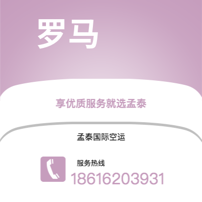 上海市到罗马空运公司|上海市至意大利罗马航空运输2