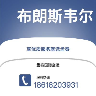 界首市到布朗斯韦尔空运公司|界首市至美国布朗斯韦尔航空运输2