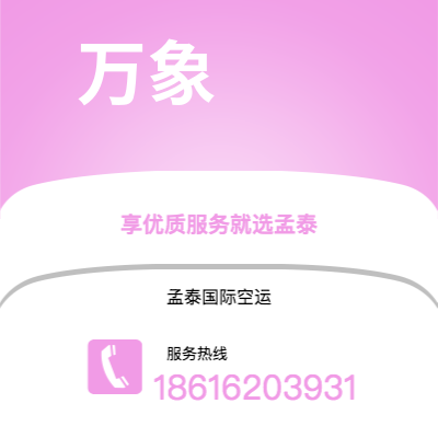 临沧市到万象空运公司|临沧市至老挝万象航空运输2