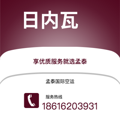 和田市到日内瓦空运公司|和田市至瑞士日内瓦航空运输2
