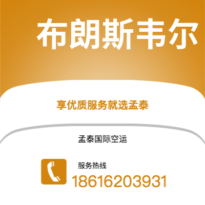 淮安市到布朗斯韦尔空运公司|淮安市至美国布朗斯韦尔航空运输2