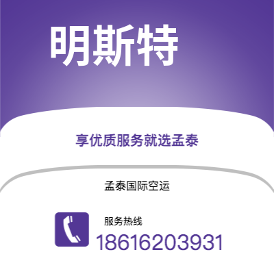 上海市到明斯特空运公司|上海市至德国明斯特航空运输2