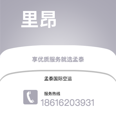 上海市到里昂空运公司|上海市至法国里昂航空运输2