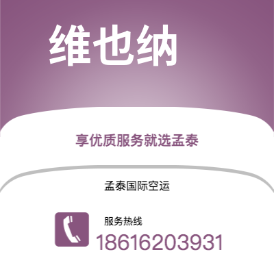 上海市到维也纳空运公司|上海市至奥地利维也纳航空运输2
